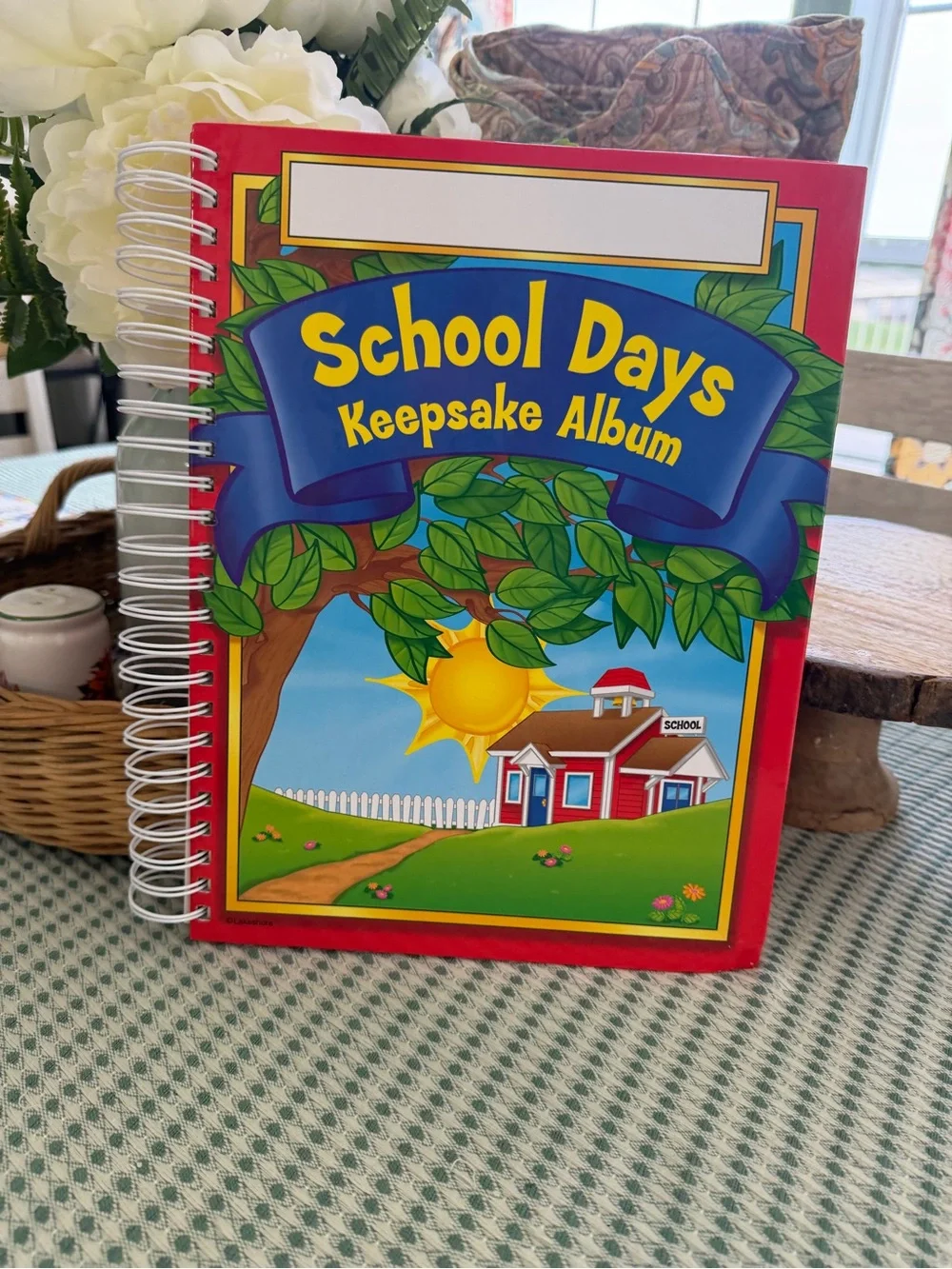 New School Keepsake Album Preschool - 12th Grade School Days Keepsake Album Red